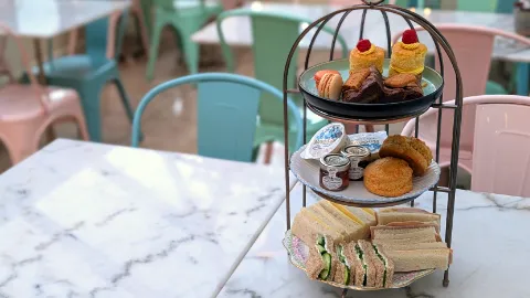 An Afternoon Tea served at The Olde House Tearooms in Kinver