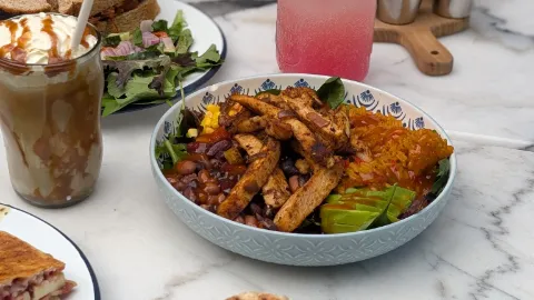 A Mexican Bowl served at the Olde House Tearooms in Kinver